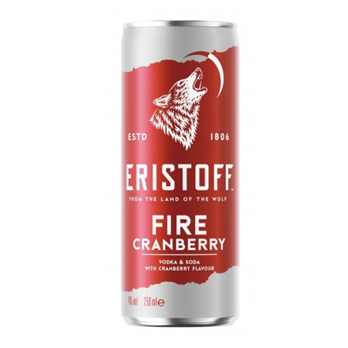 Eristoff Fire Cranberry Vodka thumbnail 1
